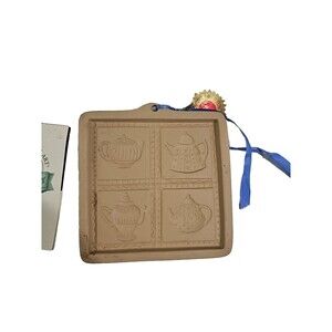 Brown Bag Cookie Art Cookie Chocolate Mold Teapot Cut-Apart